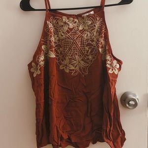 Burnt orange summer top